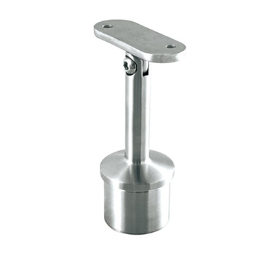Adjustable Post Mount Handrail Support - Flat