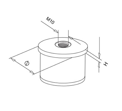 Tube Adapter With Threaded Hole