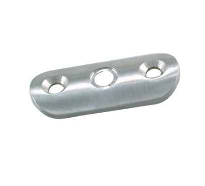 Support Plate With Countersunk Side Hole