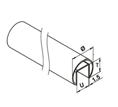 Round Slot Tube- Single Slot