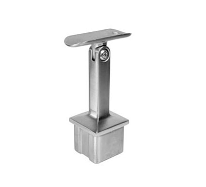 Adjustable Post Mount Handrail Support - Tube