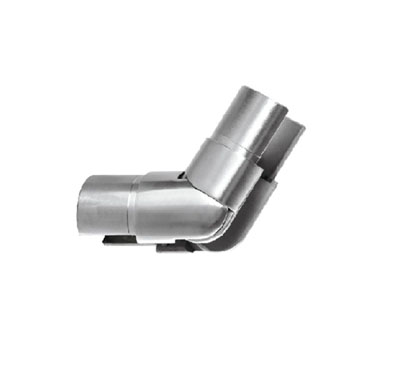 Adjustable Elbow For Round Slot Tube - Upwards
