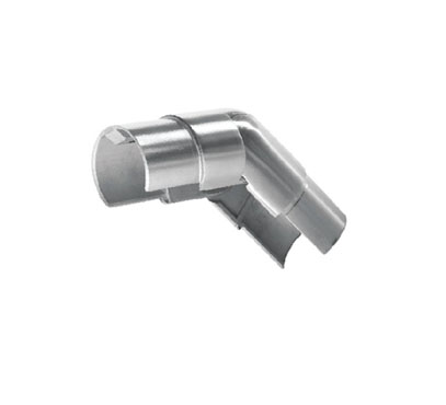 Adjustable Elbow For Round Slot Tube - Downwards