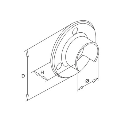 Base Plate For Round Slot Tube