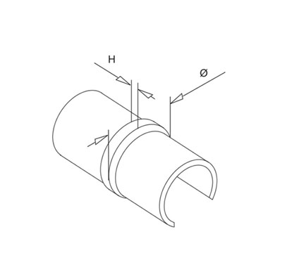 Connector For Round Slot Tube