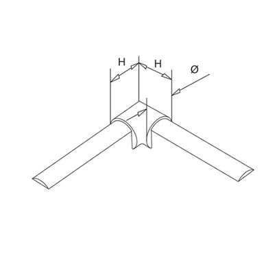 Connector For Round Slot Tube