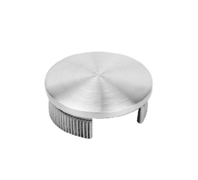 Radius Curved End Cap Self Grip Single Slot