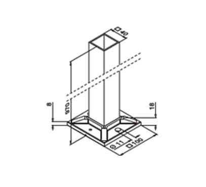 Post Base Plate – Insert