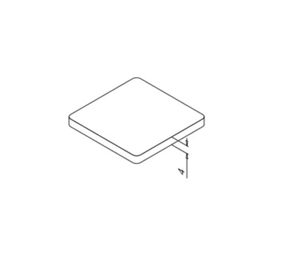 Square End Cap