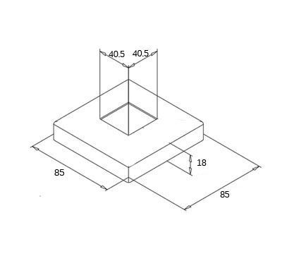 Sqaure Cover Plate