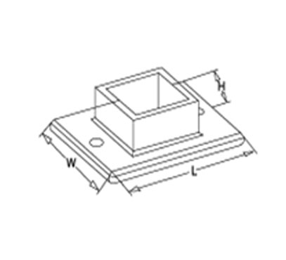 Rectangle Plated Base