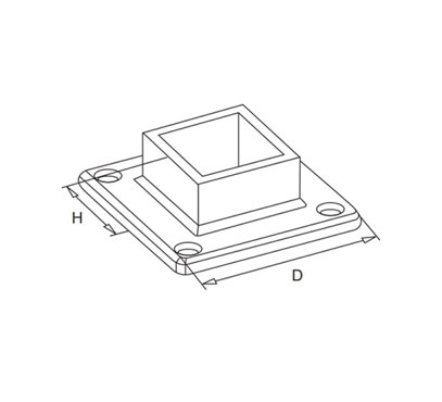 Square Plated Base