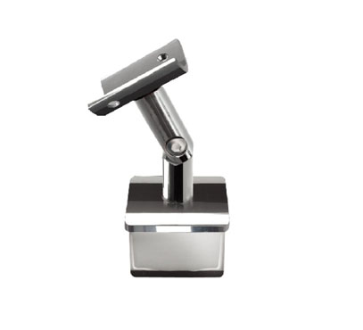 Adjustable Post Mount Handrail Support - Tube