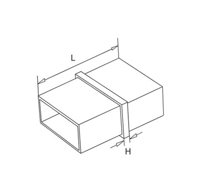 In-Line Joiner For Rectangular Tube