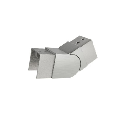 Adjustable Connector For Rectangular Slot Tube-Upwards