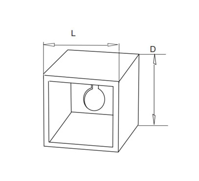 Flange For Rectangular Slot Tube