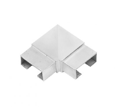 90° Elbow For Rectangular Slot Tube 50X25