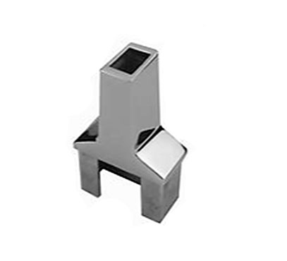 Connector Rectangular Slot Tube 50X25