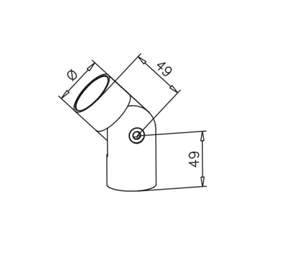 Adjustable Elbow For Wood Handrail