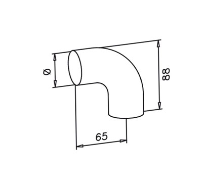 End For Wood Handrail