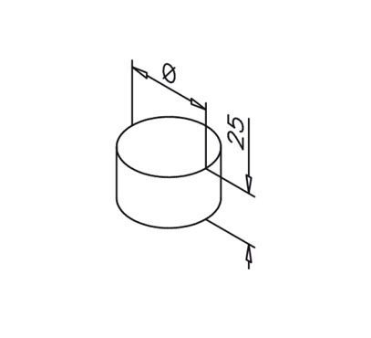 Radiused End Cap For Wood Handrail