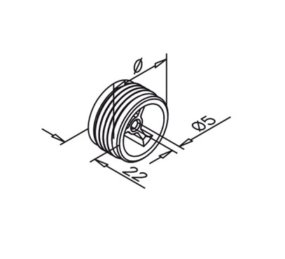 Plastic Connector For Wood Handrail