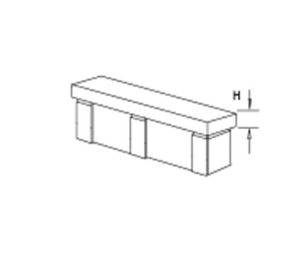 End Cap For Rectangular Tube