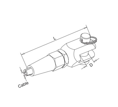 Swageless Fork Terminal Machined