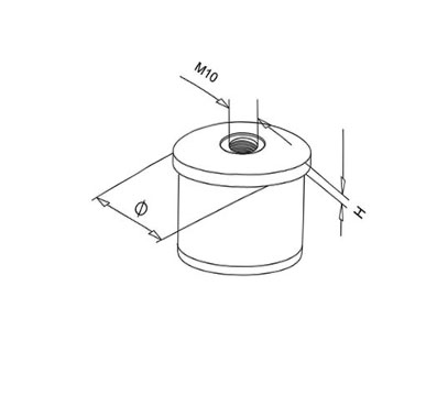 Tube Adapter With Threaded Hole