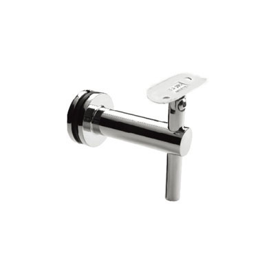 Glass Mount  Handrail Bracket - Adjustable