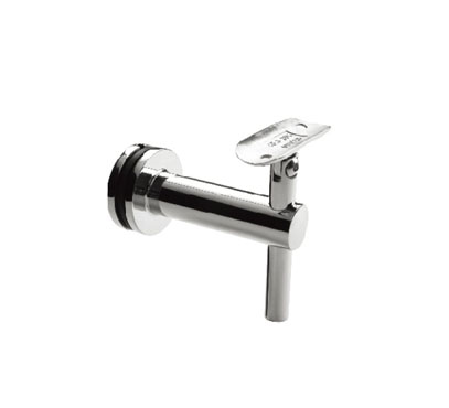 Glass Mount Handrail Bracket - Adjustable