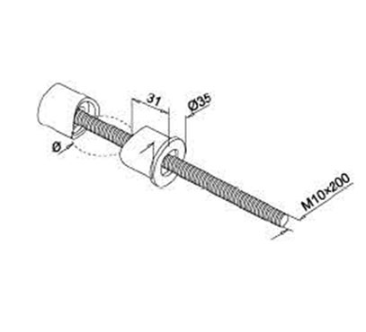 Wall Mount Baluster Post Bracket