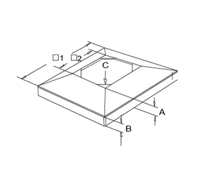 Square – Square Cover Plate