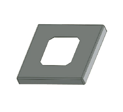 Square - Square Cover Plate