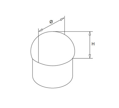 Half Ball End Cap