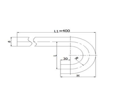 Bent Long Leg Tube “180 Degree”