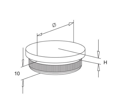 Curved End Cap