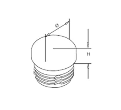 Dome Plug End Cap