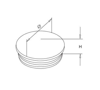 Flat Plug End Cap