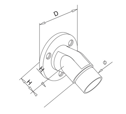 Wall Flange – Adjustable