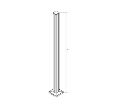 Aluminum Post