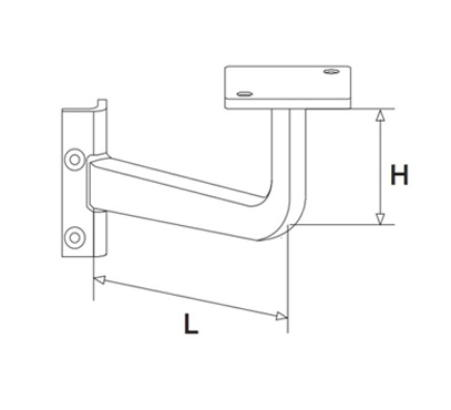 Aluminum Handrail Bracket