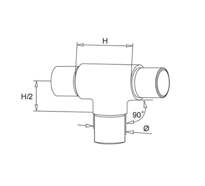 Equal Tee – 90 Degree
