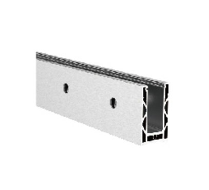 Wall Mount Aluminum Glass Channel – Sturdy 21