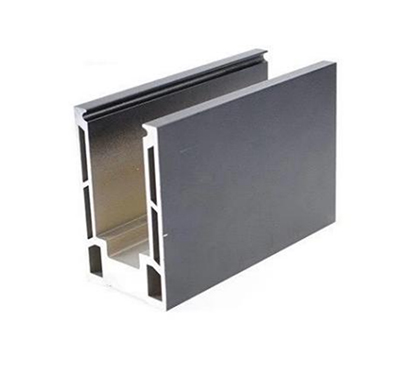 Floor Mount Aluminum Glass Channel Slim 25-Hollow