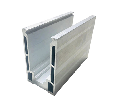 Floor Mount Aluminum Glass Channel Slim Hollow-LED